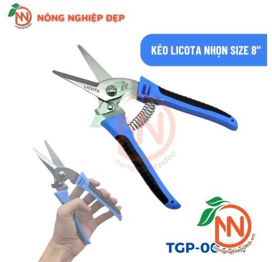 Kéo Cắt Cành Mũi Nhọn Cao Cấp Licota 