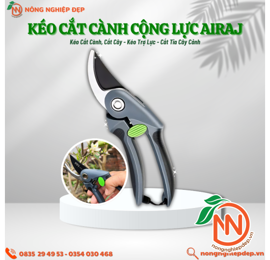 Kéo Cắt Cành Cộng Lực - Kéo Trợ Lực - Kéo AIRAJ