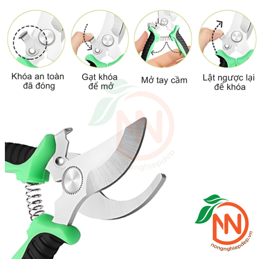 Kéo Cắt Cành Lưỡi Cong Τορ