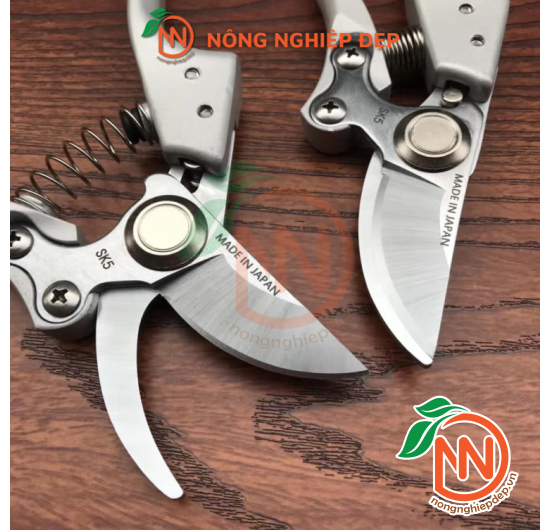 Kéo Cắt Cành Cộng Lực Lưỡi Thép SK5 Nhật Bản | Kéo Lưỡi Cong SK5 Nhật