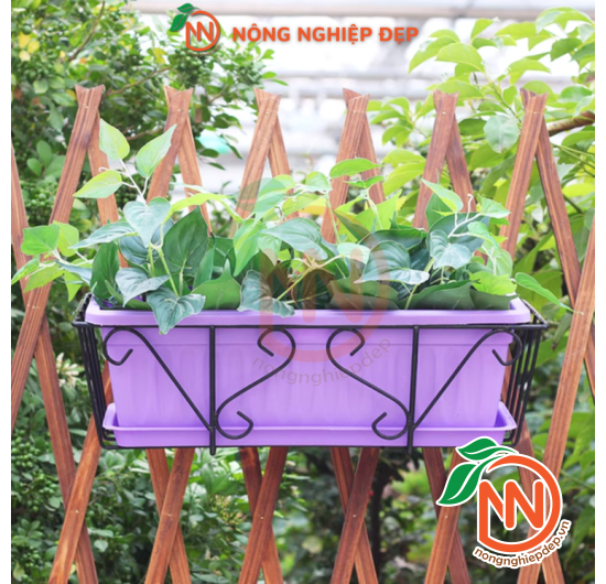 Khung Sắt Treo Để Chậu Hình Chử Nhật