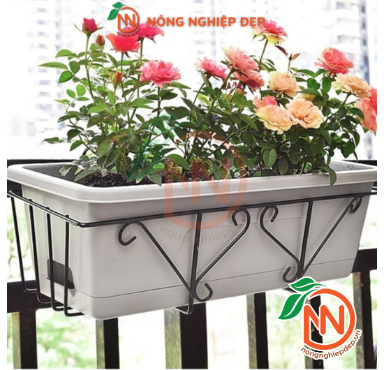 Khung Sắt Treo Để Chậu Hình Chử Nhật