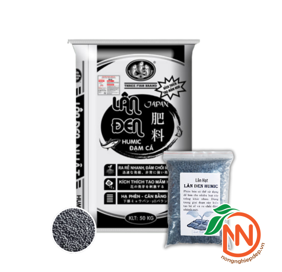 Phân Bón Lân Đen Humic - Phân Lân Đen Dạng Hạt