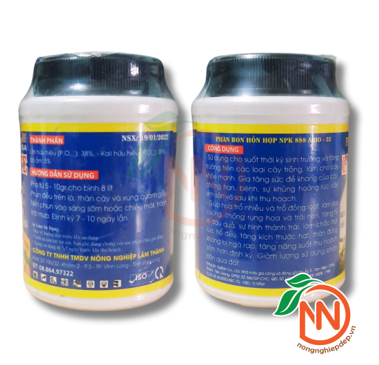 Phân Bón Lá NPK LT-0-40-40+TE | Kích Thích Ra Hoa, Dưỡng Hoa, Đậu Trái