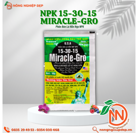 NPK 15-30-15 Miracle-Gro Ngân Anh
