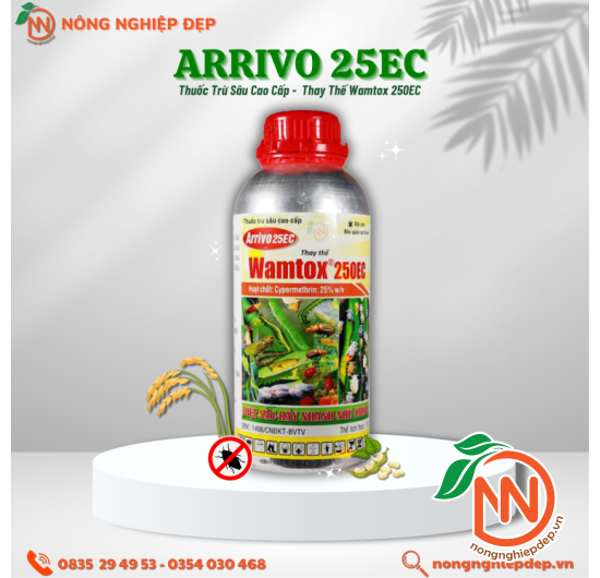 Thuốc Trừ Sâu Cao Cấp Arrivo 25EC - Thay Thế Wamtox 250EC | Diệt Sâu Rầy Nhanh Như Chớp 