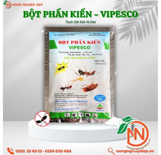 Bột Phấn Kiến VIPESCO - Gói 50g