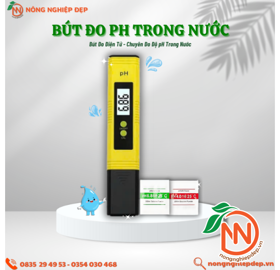 Bút Đo Độ pH Trong Nước - Đo pH Nước Trong Bể Cá