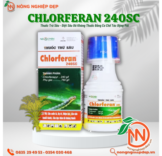 Thuốc Trừ Sâu Chlorferan 240SC - Diệt Sâu Đã Kháng Thuốc