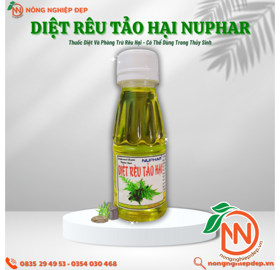 Diệt Rêu Tảo Hại Nuphar - Thuốc Diệt Trừ Rêu Hại