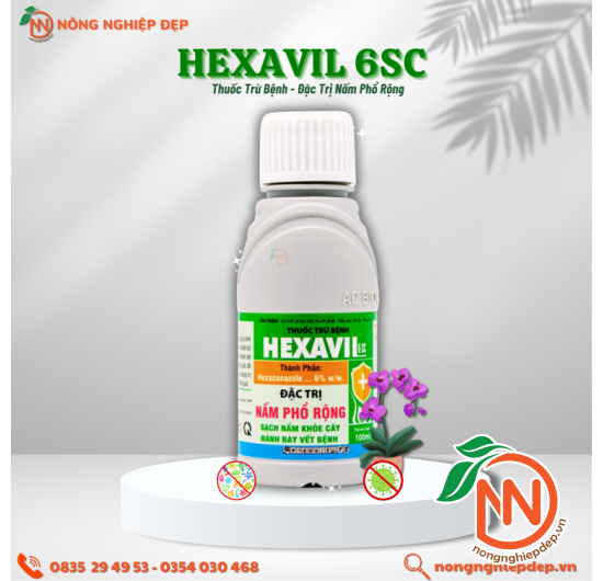 Hexavil 6SC -Thuốc Trừ Bệnh - Đặc Trị Nấm Phổ Rộng