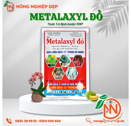 Metalaxyl Đỏ - Thuốc Trừ Bệnh ACODYL 35WP