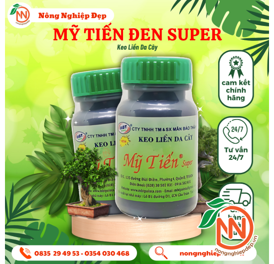 Keo Mỹ Tiến Đen Super – Mau Liền Da Cây