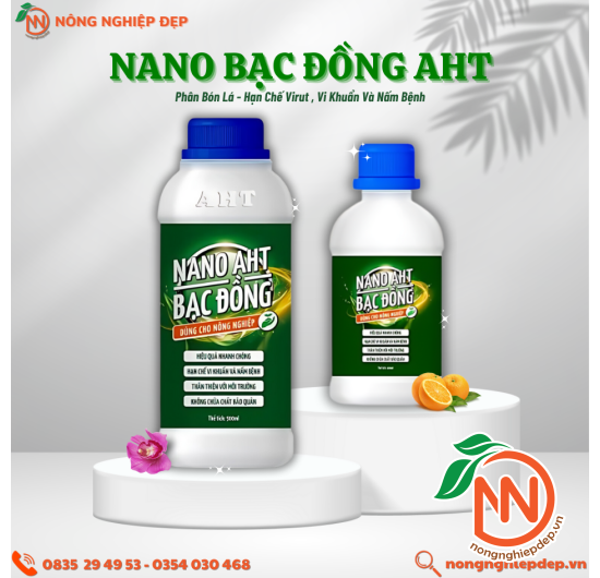 Nano Bạc Đồng AHT – Hạn Chế Vi Khuẩn, Nấm Bệnh