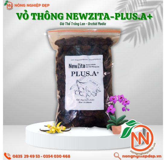 Vỏ Thông NewZiTa Plus.A+ | Vỏ Thông NewZiTa Plus - Giá Thể Trồng Lan