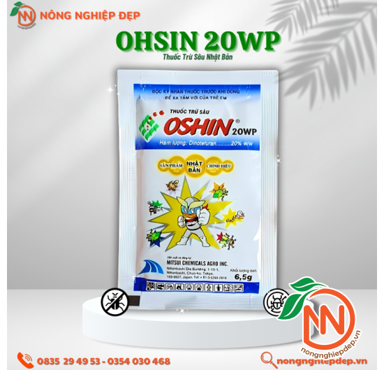 OSHIN 20WP (6,5g) – Thuốc đặc trị sâu, rầy gây hại