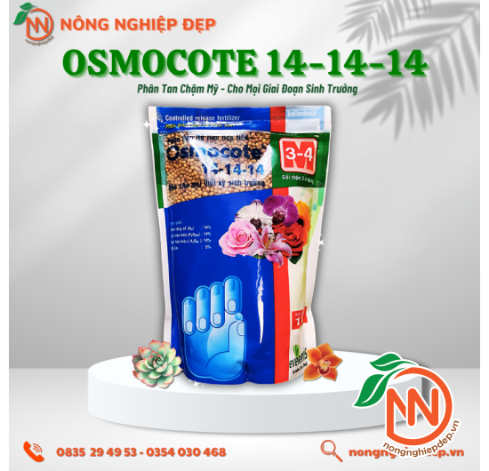 Osmocote 14-14-14 | Phân Tan Chậm Mỹ
