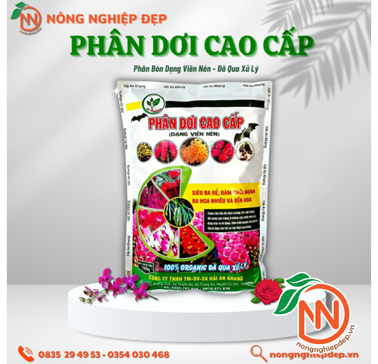Phân Dơi Cao Cấp Dạng Viên Nén