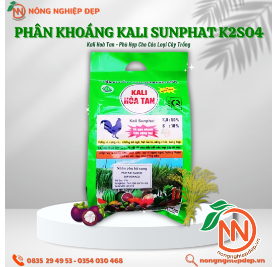Phân Khoáng Kali Sunphat K2SO4