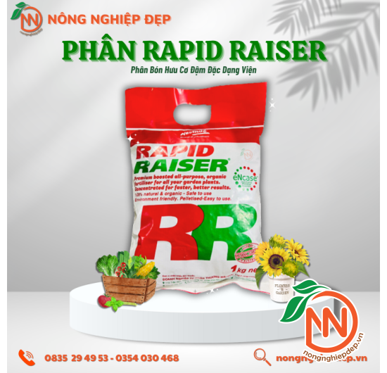 PHÂN HỮU CƠ ĐẬM ĐẶC RAPID RAISER 