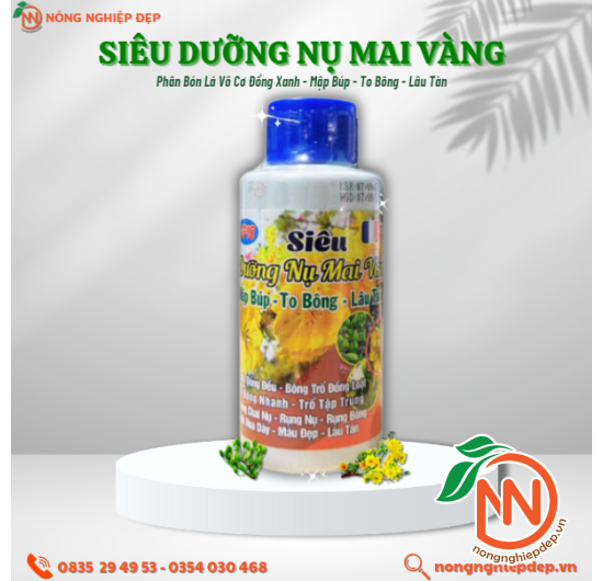 Phân Bón Siêu Dưỡng Nụ Mai Vàng - Phân Bón Lá Vô Cơ Đồng Xanh