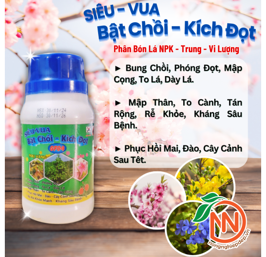 Siêu Vua Bật Chồi - Kích Đọt | Phân Bón Kích Chồi, Đọt