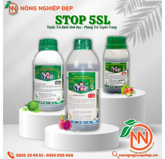 STOP 5SL – Thuốc Trị Tuyến Trùng Sinh Học
