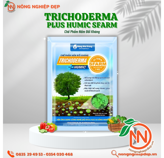 Chế Phẩm Nấm Đối Kháng Trichoderma Plus Humic Sfarm