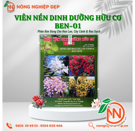 Viên Nén Dinh Dưỡng Hữu Cơ Ben - 01