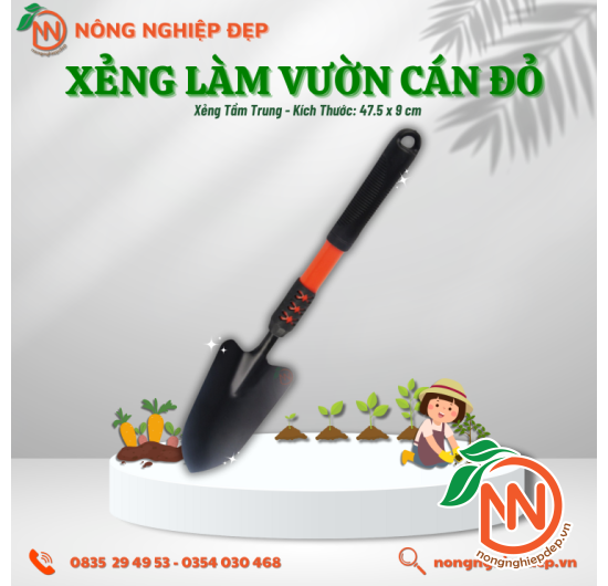Xẻng Làm Vườn Cán Nhựa