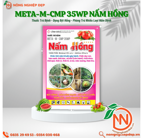 Thuốc Trừ Bệnh META - M - CMP 35WP Nấm Hồng