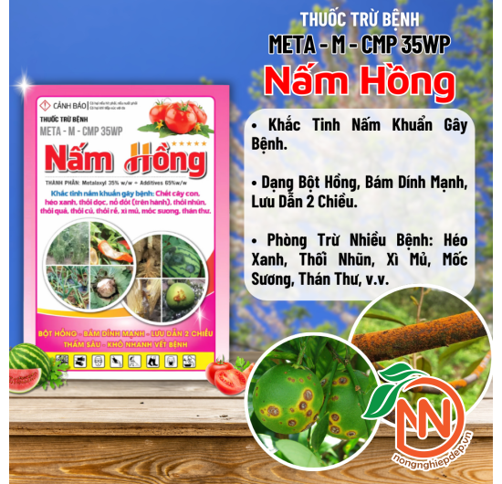Thuốc Trừ Bệnh META - M - CMP 35WP Nấm Hồng