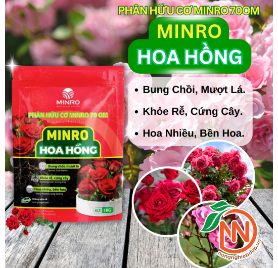 Minro Hoa Hồng | Phân Hữu Cơ Minro 70 OM