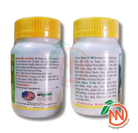 N90 Grow More - Chất Siêu Bám Dính, Loang Trải