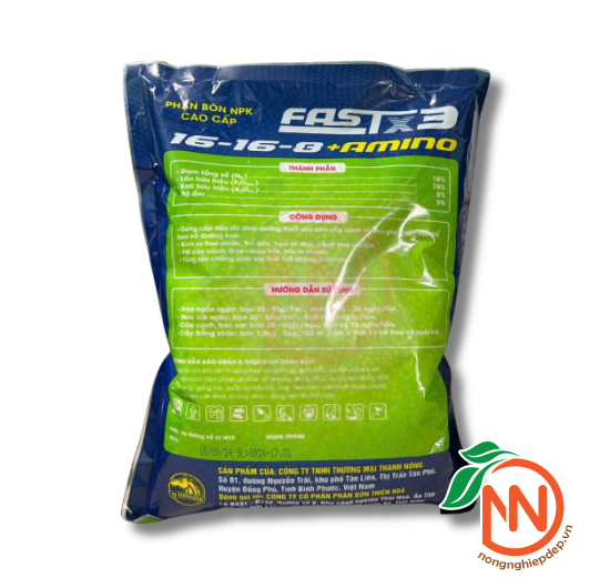Phân Bón NPK 16-16-8+Amino | Kích Thích Ra Hoa Sớm 