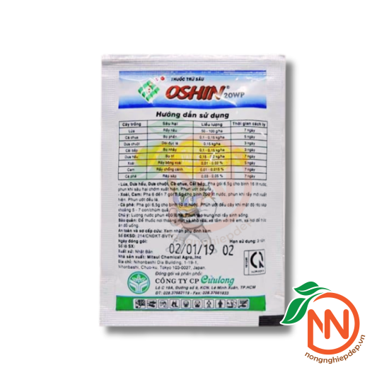 OSHIN 20WP (6,5g) – Thuốc đặc trị sâu, rầy gây hại