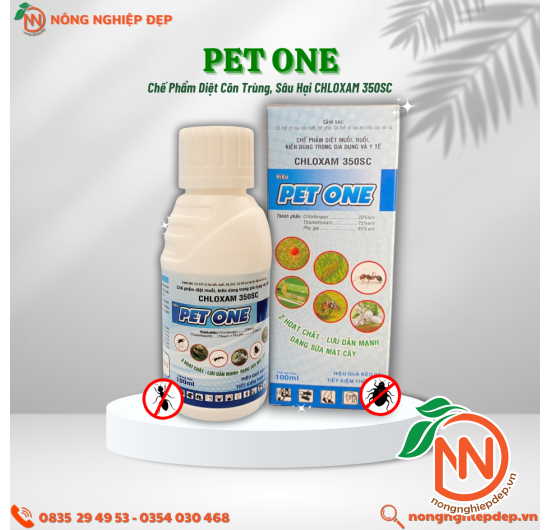 Chế Phẩm Diệt Côn Trùng  CHLOXAM 350SC Hiệu PET ONE