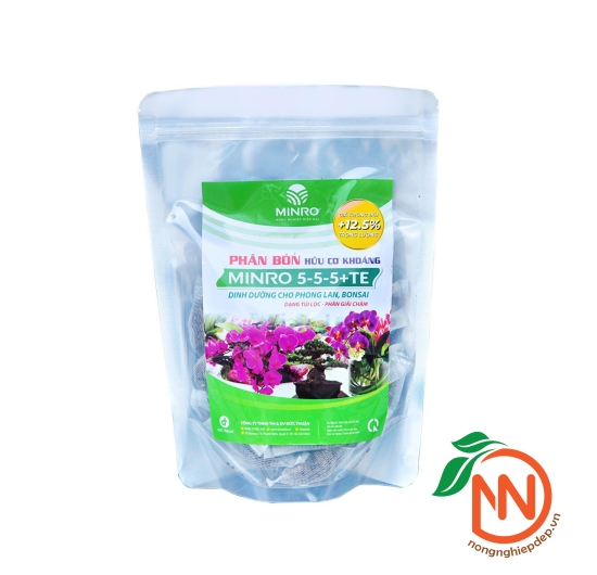 Phân Hữu Cơ Khoáng MINRO 5-5-5 TE – Giúp Cây Sinh Trưởng Khỏe Mạnh