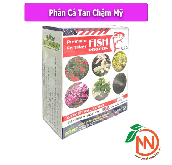 Phân Cá Tan Chậm Mỹ - Phân Tan Chậm hữu Cơ Dạng Viên