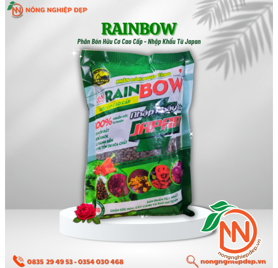 Phân Hữu Cơ Cao Cấp RAINBOW Nhật Bản