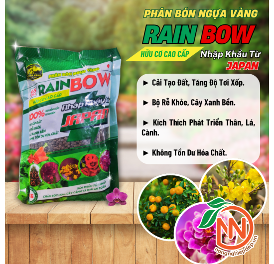Phân Hữu Cơ Cao Cấp RAINBOW Nhật Bản