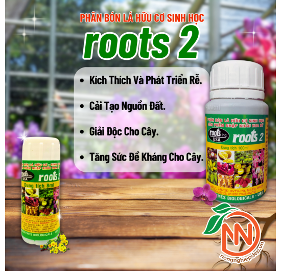 ROOTS 2 - Phân Bón Lá Hữu Cơ Kích Rễ