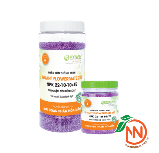 Phân Tan Chậm RYNAN 210 – NPK 22-10-10 +TE - FLOWERMATE 