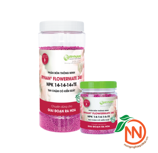 Phân Tan Chậm RYNAN 240 – NPK 14-14-14+TE - FLOWERMATE 