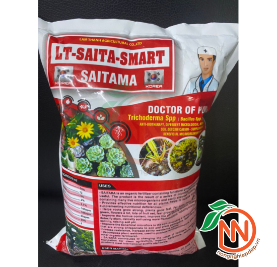 Saita-Smart (Saitama Đỏ) - Phân Bón Hữu Cơ Vi Sinh Hàn Quốc