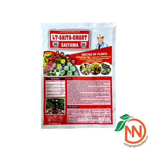 Saita-Smart (Saitama Đỏ) - Phân Bón Hữu Cơ Vi Sinh Hàn Quốc