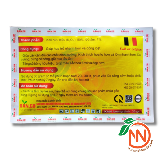 Siêu Bự Bông Số 1- Phân Bón Kali Sulphate Abio