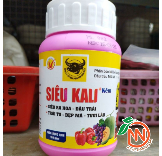 Phân Bón Đầu Trâu Siêu Kali Kẽm - Siêu Ra Hoa, Đậu Trái