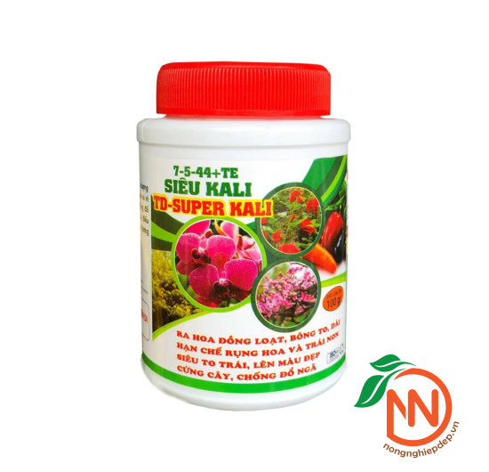 Phân Bón Siêu Kali 7-5-44+TE – Kích Hoa Đồng Loạt – Dưỡng Hoa Lâu Tàn