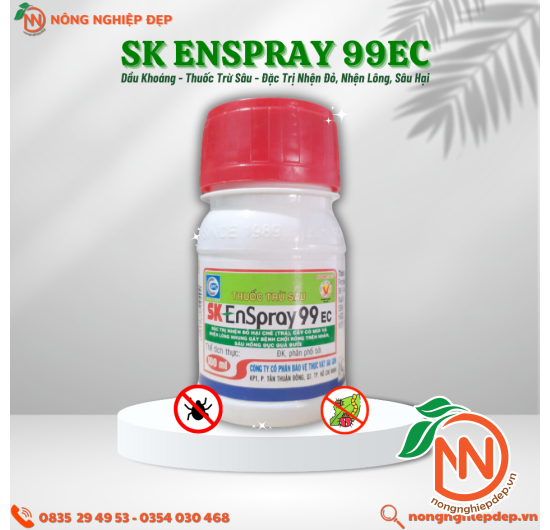 Dầu Khoáng SK EnSpray 99EC Đặc Trị Nhện Đỏ